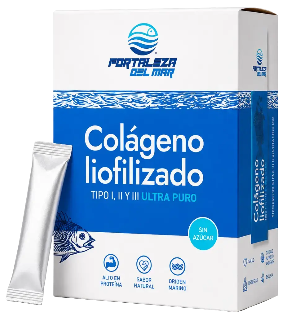 Caja de Colágeno liofilizado Fortaleza del Mar